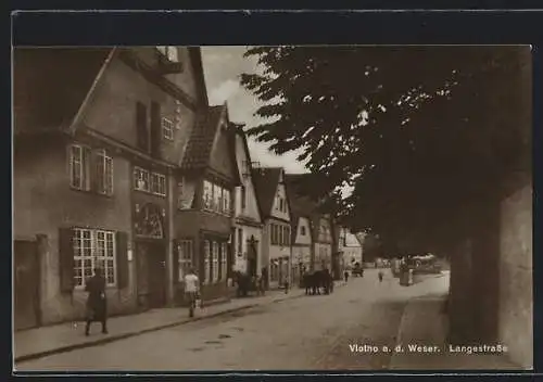 AK Vlotho a. d. Weser, Langestrasse