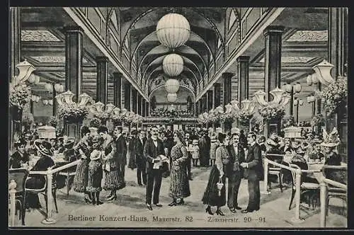 AK Berlin, Konzert-Haus, Mauerstr. 82, Zimmerstr. 90-91