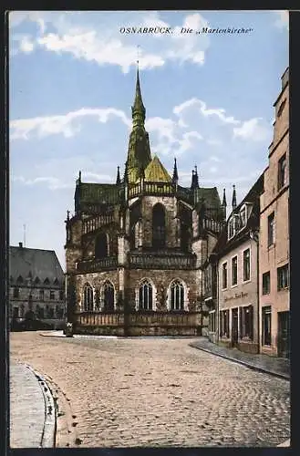 AK Osnabrück, Marienkirche und Schlosserei Meyer