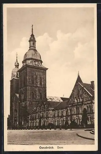 AK Osnabrück, Ansicht Dom