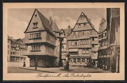 AK Frankfurt a. M., Am Garküchenplatz