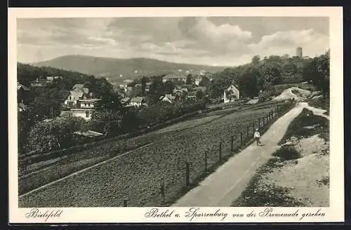 AK Bielefeld, Bethel und Spassenburg von der Promenade gesehen