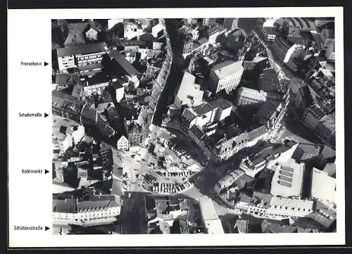 AK Braunschweig, Ortsansicht aus der Luft