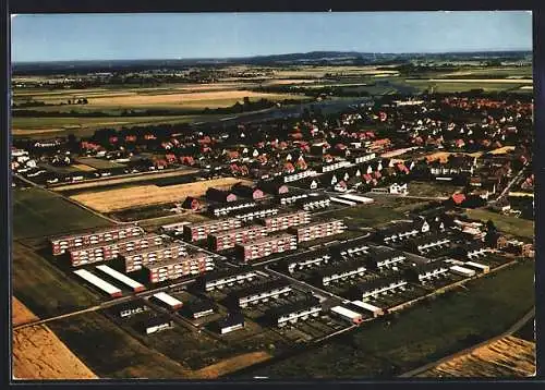 AK Stolzenau /Weser, Nato-Siedlung aus der Vogelschau