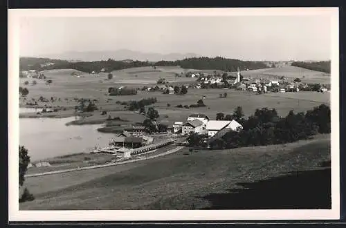 AK Obertrum am See, Ortsansicht aus der Vogelschau