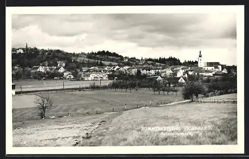 AK Friedberg /Oststeiermark, Ortsansicht mit Kirche