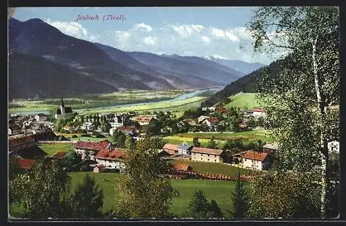 AK Jenbach /Tirol, Ortsansicht aus der Vogelschau