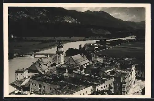 AK Rattenberg /Tirol, Ortsansicht aus der Vogelschau