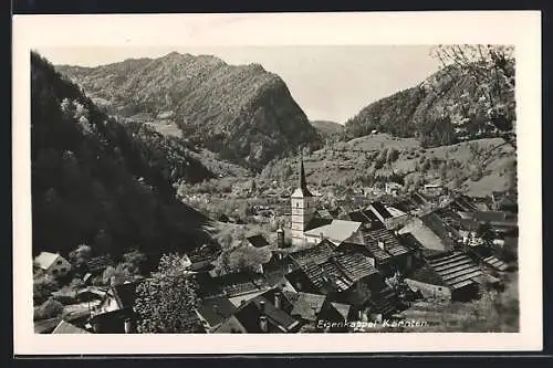 AK Eisenkappel /Kärnten, Ortsansicht aus der Vogelschau