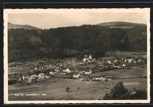 AK Bad St. Leonhard i. Lav., Ortsansicht aus der Vogelschau