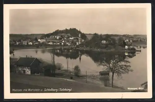 AK Mattsee /Salzburg, Ansicht mit Wartstein u. Schlossberg