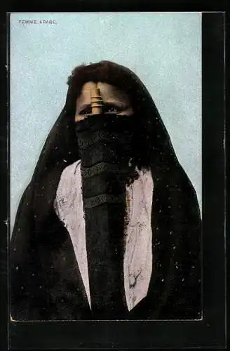 AK Femme Arabe, Frau mit Kopftuch