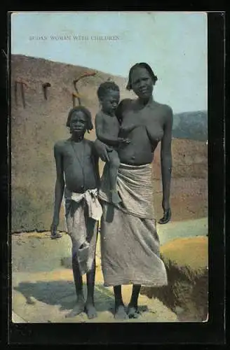 AK Sudan woman with children