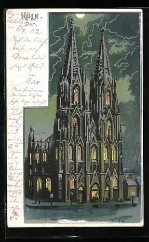 Lithographie Köln, Dom