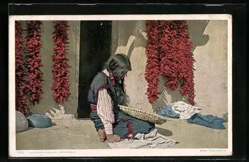 AK The Red Pepper Lady, Hopi Indian