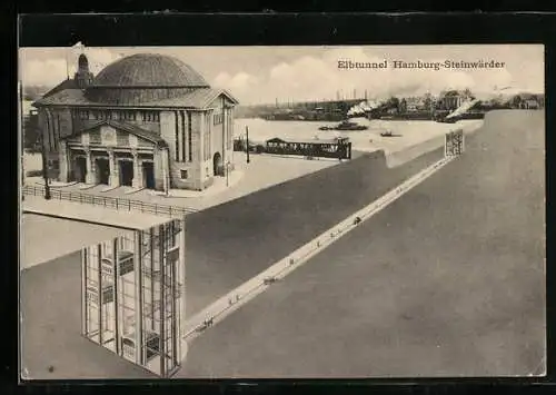 AK Hamburg-Steinwerder, Elbtunnel