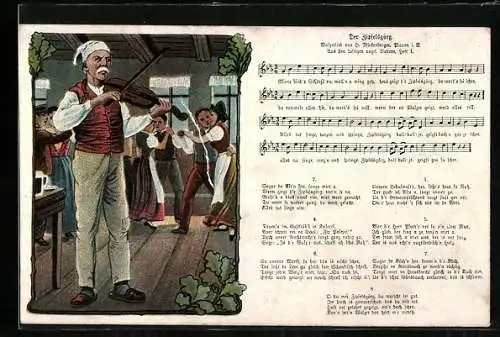 Lied-AK Hilmar Mückenberger: Der Zipfelgörg