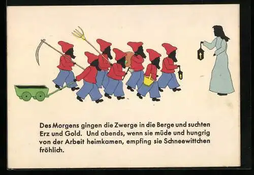 AK Motiv aus Schneewittchen