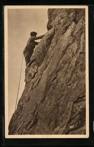 AK Schwerer Quergang am Wetterstein der Dreitorspitz-Ostwand