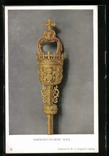 AK Sergeant-At-Arms` Mace, carried by the Sergeants-at-Arms at the Coronation