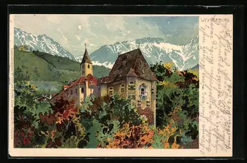 Künstler-AK Carl Schmidt: Innsbruck, Weyherburg