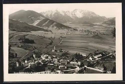 AK Puchberg am Schneeberg /N.Oe., Ortsansicht aus der Vogelschau