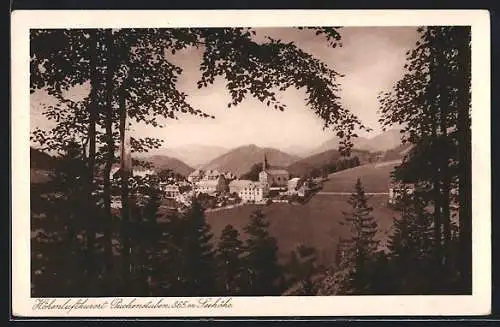 AK Puchenstuben, Ortsansicht aus der Vogelschau