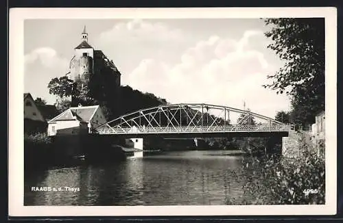 AK Raabs a. d. Thaya, Brücke und Schloss
