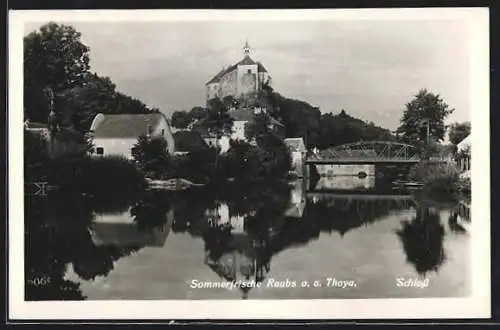 AK Raabs a. d. Thaya, Schloss und Fluss