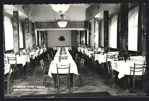 AK Bad Hofgastein, Kurhotel Hohe Tauern, Speisesaal