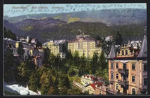 AK Bad Gastein, Ortsansicht, Hotel Moser
