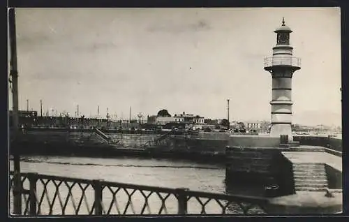 AK Lima, Hafen mit Leuchtturm