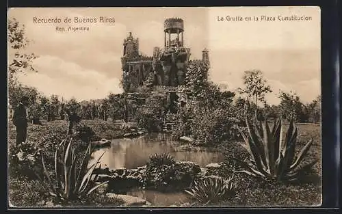 AK Buenos Aires, La Grutta en la Plaza Constitucion