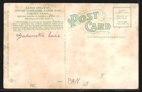 AK Gatun, Spillway, Dam