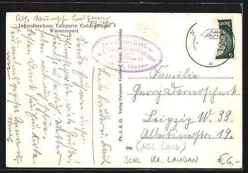 AK Goldentraum, Jugendseehaus a. d. Talsperre