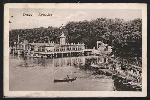 AK Berlin-Treptow, Blick zum Kaiser-Bad