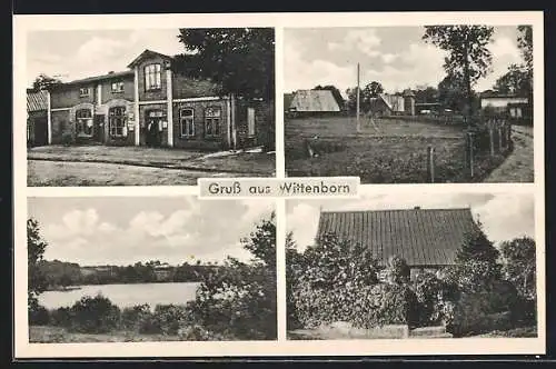 AK Wittenborn, verschiedene Ortsansichten