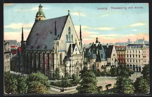 AK Leipzig, Thomasring mit Kirche