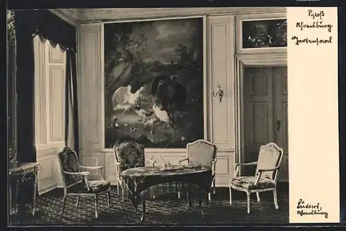 AK Ahrensburg / Holstein, Gartensaal im Schloss