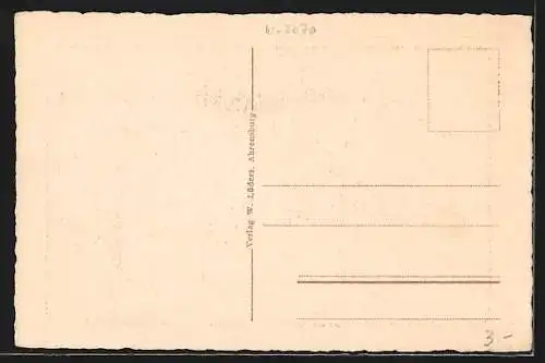 AK Ahrensburg / Holstein, Inneres der Kirche aus dem Jahre 1596