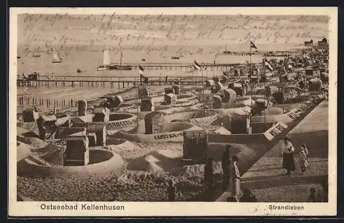 AK Kellenhusen, Urlauber am Strand