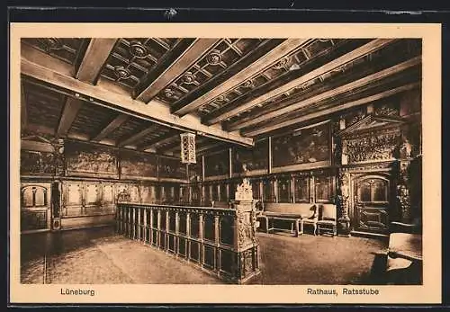 AK Lüneburg, Ratsstube im Rathaus