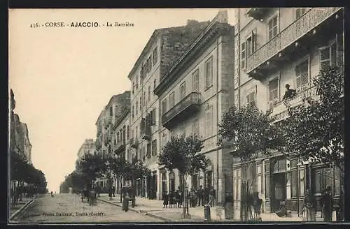 AK Ajaccio, La Barrière, Strassenpartie