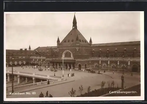 AK Kobenhavn, Centralvandgaarden, Bahnhof