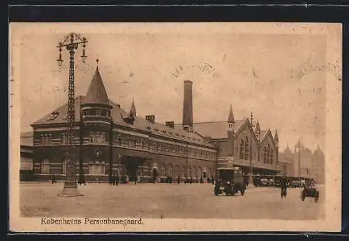AK Kobenhavn, Personbanegaard, Bahnhof