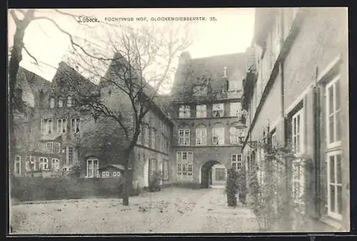 AK Lübeck, Füchtings-Hof, Glockengiesserstr. 25