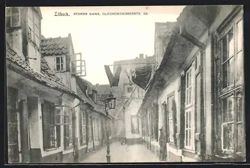 AK Lübeck, Storms Gang, Glockengiesserstr. 58