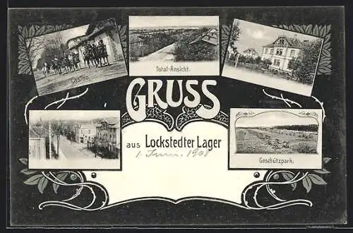 AK Lockstedter Lager, Casino, Geschützpark, Totalansicht