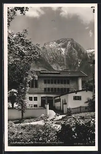 AK Berchtesgaden, Blick zur Jugendherberge