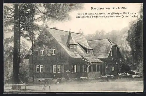 AK Forbach, Rasthaus zur Blochhütte